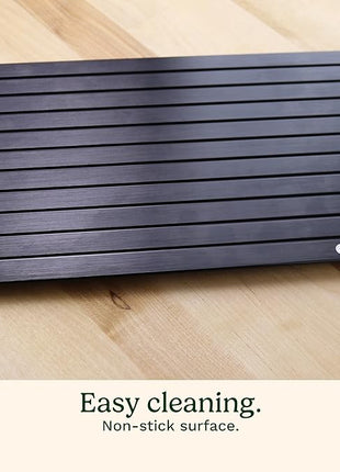 Cuisinart BBQ Defrosting Tray, Conductive Aluminum Rapid Thaw Plate for Frozen Meat, Quick Defrosting Tool that Preserves Natural Flavors, Non Stick Easy to Clean Kitchen Gadget & Grilling Accessories