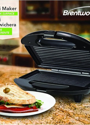 Brentwood RA25985 Appliances TS-246 Panini Maker, Black