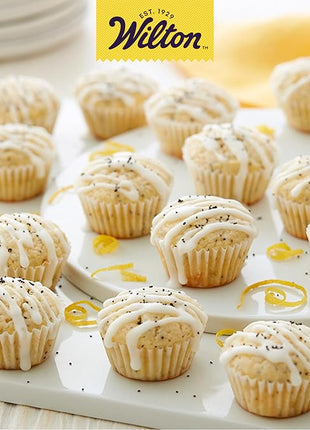 Wilton Perfect Results Non-Stick Mega Mini Muffin Pan, 48-Cup Cupcake Pan, Steel