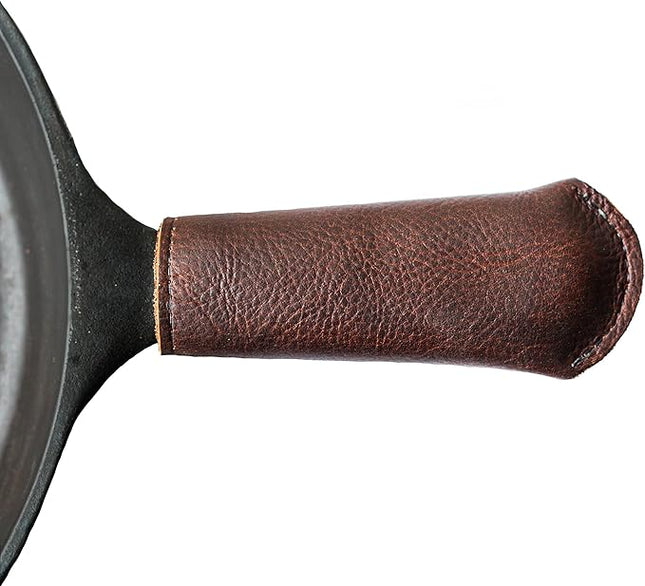 Leather Cast Iron Pan Handle Cover (Standard 4.5")
