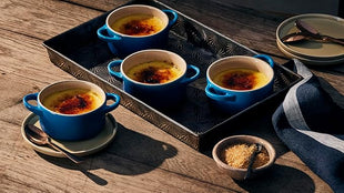 Le Creuset Stoneware Mini Round Cocotte, 8 oz., Oyster