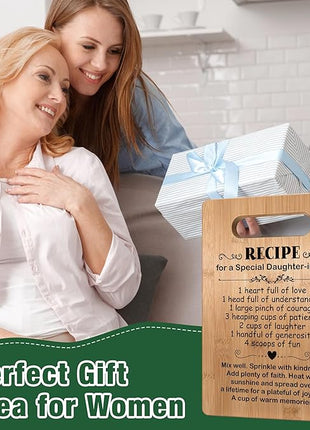 Daughter-in-Law Birthday Gifts, Popular Daughter-in-Law Cutting Board Gift, Daughter in Law Gifts for Mothers Day, Wedding, Christmas