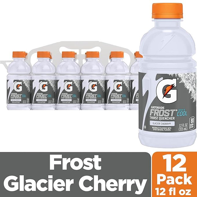 Gatorade Glacier Cherry, 12 Fl Oz, pack of 12