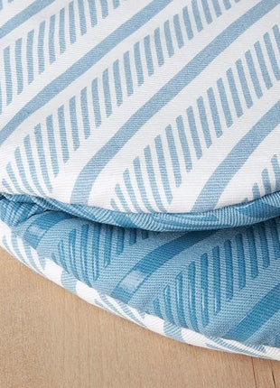 KitchenAid Albany Mini Oven Mitt 2-Pack Set, Blue Velvet, 5.5"x8"