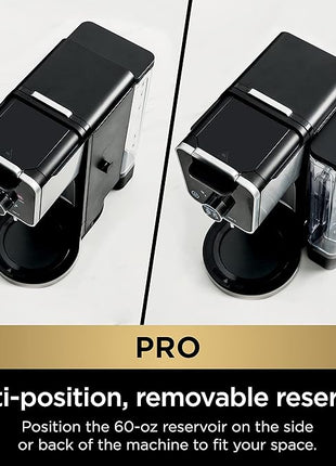 Ninja Hot and Iced Coffee Maker, Single Serve Coffee Maker and Drip Coffee Machine, DualBrew Pro Specialty 12-Cup with K-Cup Combo, Includes Permanent Filter, CFP307