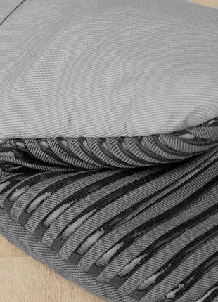 KitchenAid Beacon Two-Tone Non-Slip Oven Mitt Set, Cool Grey/Frost Grey, 5.75"x13", 2 Piece