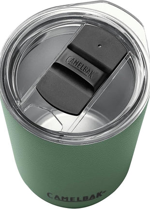 CamelBak Horizon 12oz Tumbler - Insulated Stainless Steel - Tri-Mode Lid - Moss