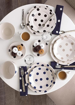 kate spade new york Deco Dot 12-Piece Dinnerware Set, White
