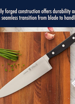 HENCKELS Classic Razor-Sharp 3-Piece Kitchen Knife Set, Chef Knife, Paring Knife, Utility Knife, German Engineered Informed by 100+ Years of Mastery, Stainless Steel