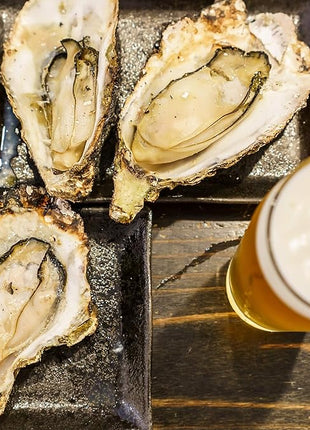 Outset 76225 Cast Iron Oyster Grill Pan, 12 Cavities, Black