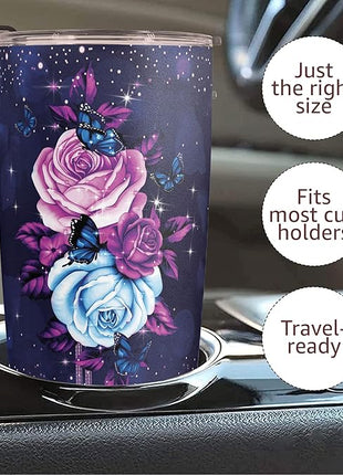 Macorner Mothers Day Gifts for Mom - Stainless Steel Tumbler 20oz For Women - Birthday for Wife Grandma Nana From Daughter Son Kid