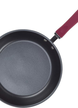 Rachael Ray Create Delicious Deep Hard Anodized Nonstick Frying Pan / Fry Pan / Hard Anodized Skillet - 10.25 Inch, Gray