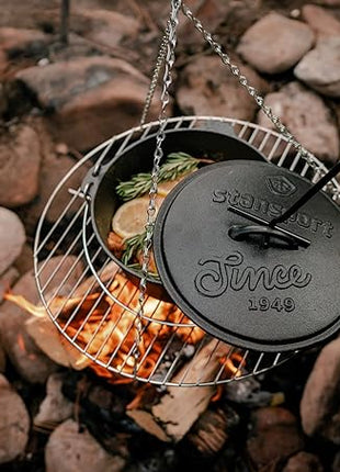 Stansport Pre-Seasoned Cast Iron Dutch Oven