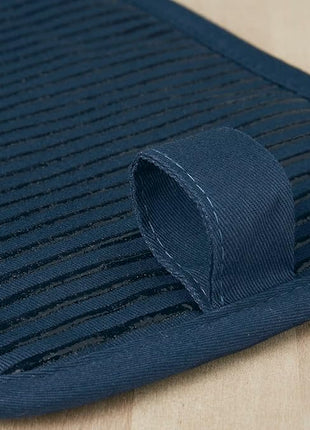 KitchenAid Beacon Two-Tone Non-Slip Pot Holder Set, Navy/Ink, 7"x10", 2 Piece