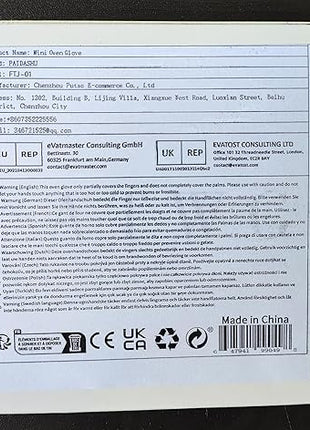 Oven Glove Thicken Silicone Pot Holder Mini Oven Mitt Heat Resistant Pinch Covers for Air Fryer, Baking, Cooking, BBQ Grilling (Grey)