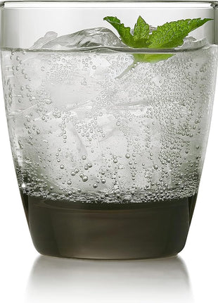 Libbey Classic Smoke Rocks Glasses, 13-ounce, Set of 12