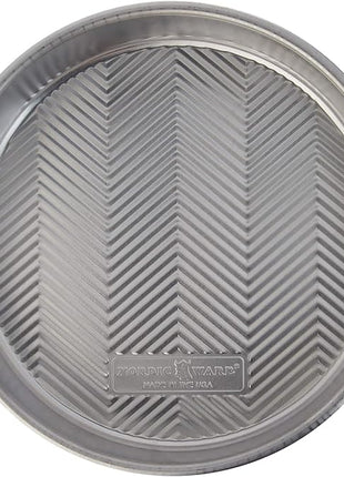 Nordic Ware Prism 9-Inch Round Cake Pan, 1 Pack, Natural