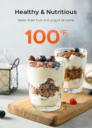 Dreo Air Fryer - 100℉ to 450℉, 4 Quart Hot Oven Cooker with 50 Recipes, 9 Cooking Functions on Easy Touch Screen, Preheat, Shake Reminder, 9-in-1 Digital Airfryer, Black, 4L (DR-KAF002)