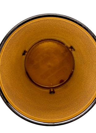 G.E.T. 6620-1-A-EC Heavy-Duty Plastic Restaurant Tumblers, 20 Ounce, Amber (Set of 4)
