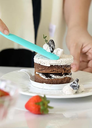 6PCS Silicone Spatulas, MONGSEW Food Grade Heat Resistant Rubber Spatula Set, Kitchen Spatulas for Baking, Cooking and Mixing, BPA-Free, Dishwasher Safe (Set of 6, Multi Colors)