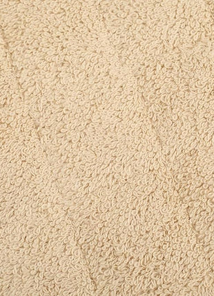 100% Cotton Kitchen Everyday Basic Terry Pot Holder Heat Resistant Coaster Potholder for Cooking and Baking Set of 5 Light Brown