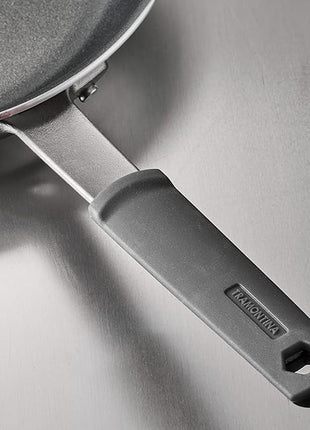 Tramontina Professional 8-Inch Non Stick Small Frying Pan, Heavy-Gauge Aluminum Skillet with Reinforced Nonstick Coating, Gray Handle, Dishwasher and Oven Safe