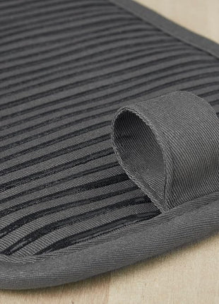 KitchenAid Beacon Two-Tone Non-Slip Pot Holder Set, Cool Grey/Frost Grey, 7"x10", 2 Piece