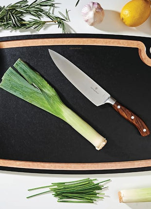 Epicurean Gourmet Series Cutting Board with Juice Groove, 19.5-Inch by 15-Inch, Slate/Natural