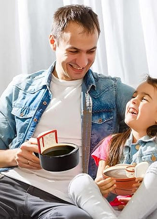 MAX'IS Creations The Hockey Mug with a Net Kids Christmas Gift Sports Gifts for Boys 8-12 Men Girls Family Gifts for Christmas Hockey Game Mom Gift, Novelty Funny Coffee Mug, 14oz