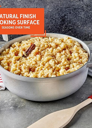 IMUSA Traditional Caldero made in Colombia with Lid, 4.8 Quart, Silver