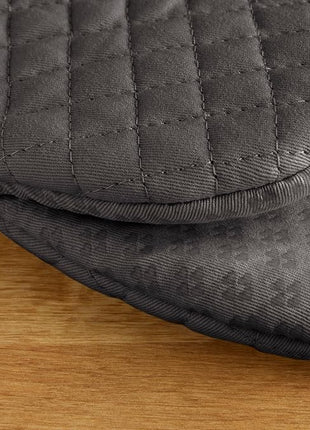 KitchenAid Asteroid Mini Oven Mitt Set, 5.5"x8", Charcoal Grey, 2 Piece