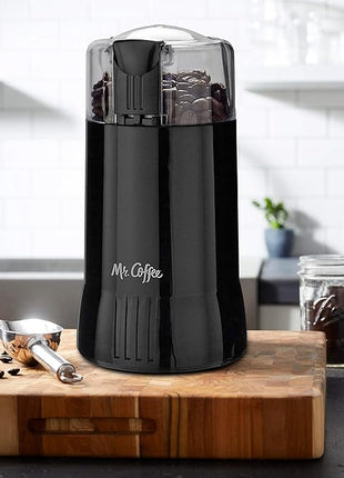 Mr. Coffee Electric Coffee Grinder|Coffee Bean Grinder| Spice Grinder, Black