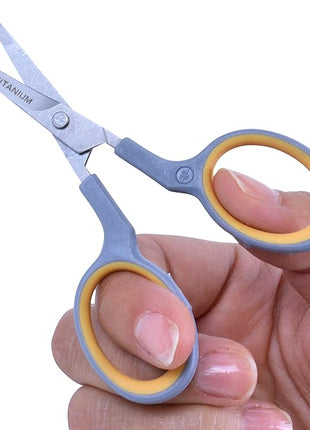 Westcott 4" Sewing Titanium-Bonded Embroidery Scissors, Curved (13865)