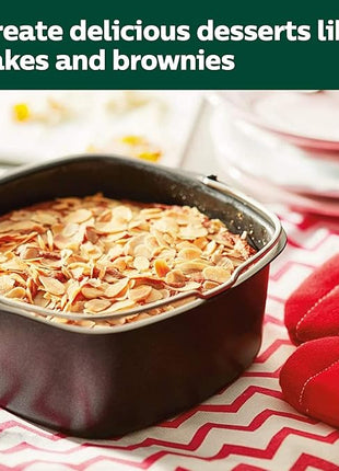 Philips Airfryer XXL Baking Master Kit for Philips Airfryer XXL models, Baking Pan and Silicone Muffin Cups, Dishwasher Safe Parts for Easy Cleaning and Storage, HomeID App, Black (HD9952/01)