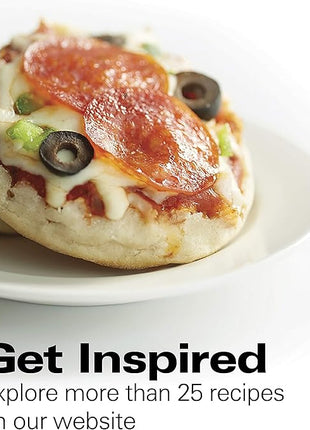 Hamilton Beach Breakfast Sandwich Maker with Egg Cooker Ring, Customize Ingredients, Perfect for English Muffins, Croissants, Mini Waffles, Perfect White Elephant Gifts, Red (25476)