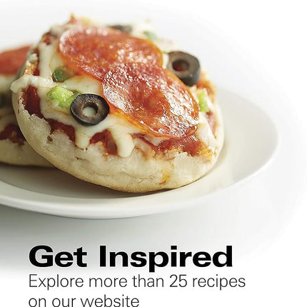 Hamilton Beach Breakfast Sandwich Maker with Egg Cooker Ring, Customize Ingredients, Perfect for English Muffins, Croissants, Mini Waffles, Perfect White Elephant Gifts, Black (25477)