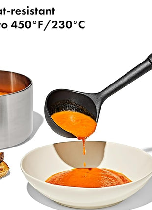 OXO Good Grips Nylon Ladle, Black, One Size