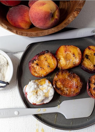 GIR: Get It Right Silicone Kitchen Spatula - Non-toxic Cooking Utensils for Nonstick Cookware, Cooking and Baking, Ultimate - 11IN - Studio White