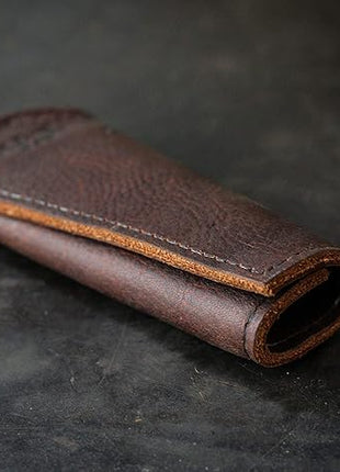 Leather Cast Iron Skillet Pan Handle Cover (Long 5.75")