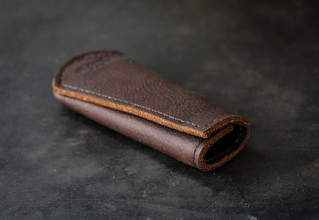 Leather Cast Iron Skillet Pan Handle Cover (Long 5.75")