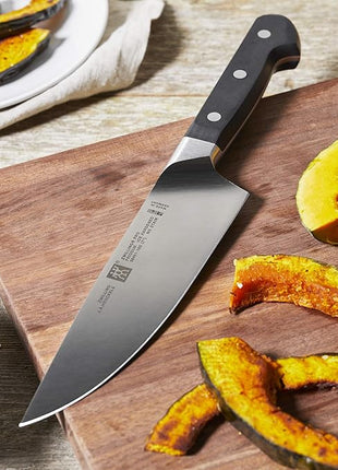 ZWILLING J.A. Henckels 38401-180 Chef's Knife, 7", Black/Stainless Steel