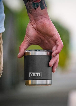 YETI Rambler 10 oz Lowball, Vacuum Insulated, Stainless Steel with Standard Lid