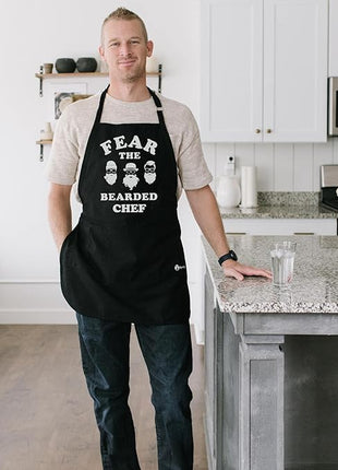 ApronMen - Funny Apron For Men - BBQ Gifts for Men & Unique Gifts for Fathers - Mens Aprons for Grilling