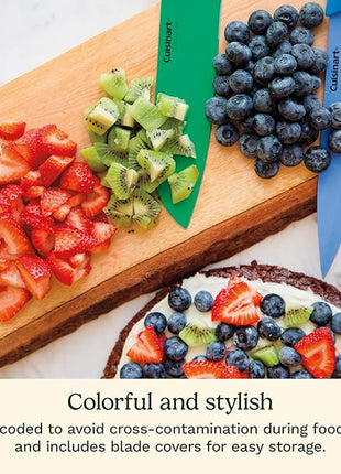 Cuisinart C55-01-12PCKS Collection 12-Piece Knife, Multicolor Advantage-Cutlery-Set, Multi-colored