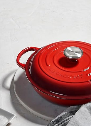Le Creuset Enameled Cast Iron Signature Braiser, 3.5 qt., Artichaut