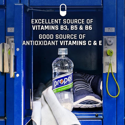 Propel, 3 Flavor Variety Pack, Zero Calorie Sports Drinking Water with Electrolytes and Vitamins C&E, 16.9 Fl Oz, (Pack of 24)