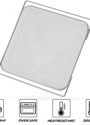 Air Fryer Oven Basket, Original Replacement Baking Trays for NINJA SP300 SP301 SP351 Foodi Digital Air Fryer Oven, Mesh Basket, Ideal Accessories (for SP300 / SP301 Series)