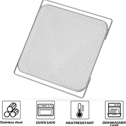 Air Fryer Oven Basket, Original Replacement Baking Trays for NINJA SP300 SP301 SP351 Foodi Digital Air Fryer Oven, Mesh Basket, Ideal Accessories (for SP300 / SP301 Series)