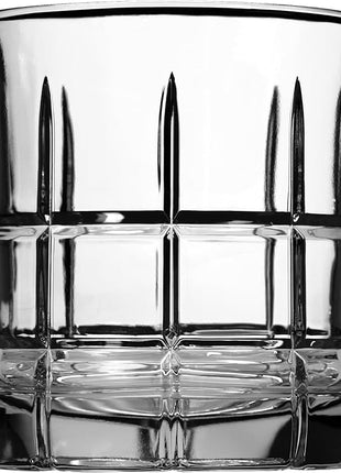 Anchor Hocking Manchester Rocks Old Fashioned Whiskey Glasses, 10.5 oz (Set of 4) -