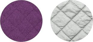 Cotton Pot Holders Cotton Made Machine Washable Heat Resistant Everyday Kitchen Basic Terry Pot Holder, Hot Pads, Trivet for Cooking and Baking Set of 4 (Eggplant)